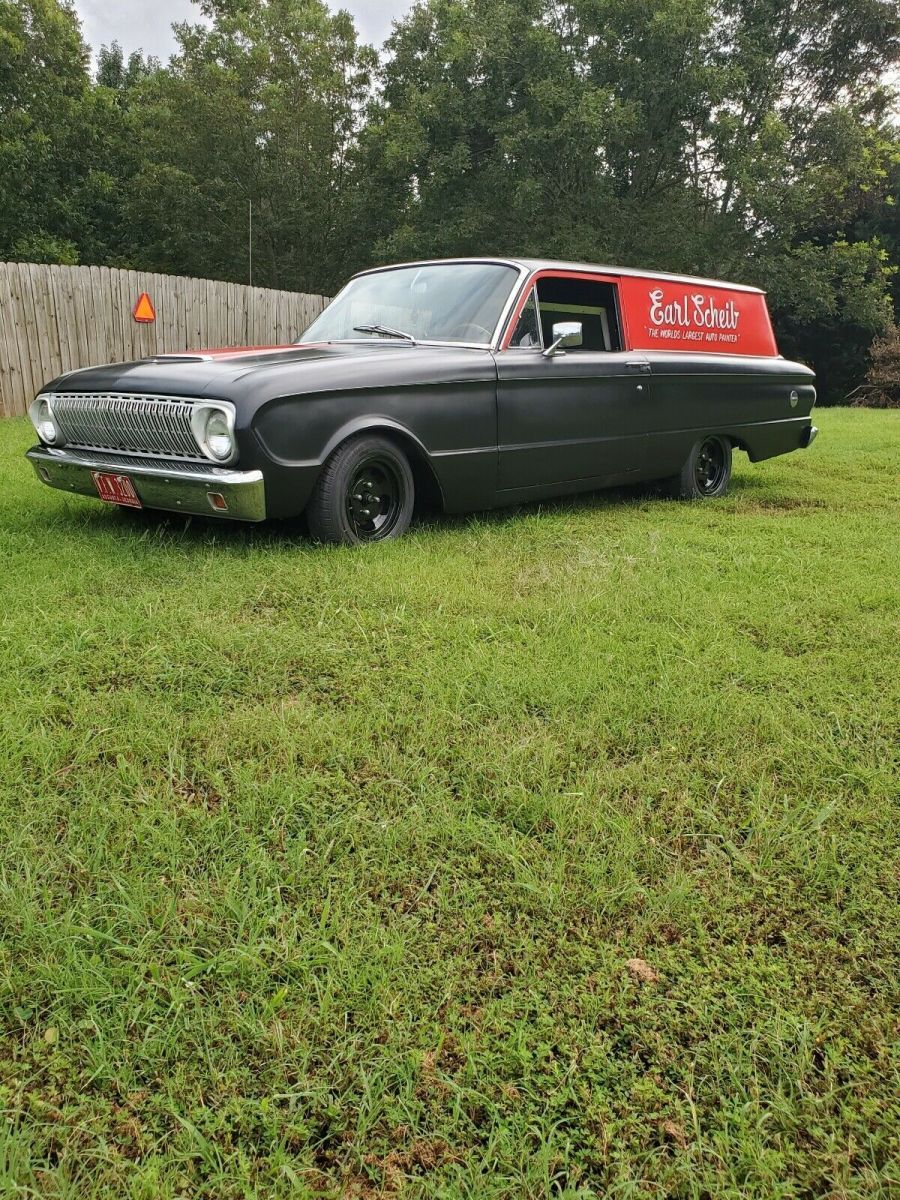 1962 ford falcon wagon black rwd manual delivery