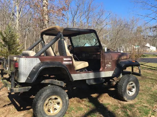 1981 cj7 jeep laredo with v8 304ci engine with chevy blazer front and rear axles