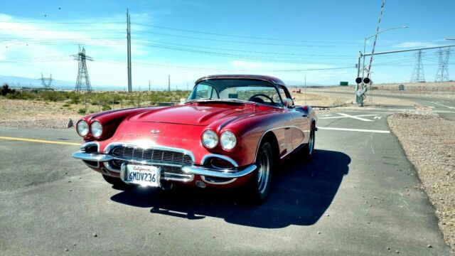 1961 chevrolet corvette red oem hard and soft top 1958 1959 1960 1962 c1 c2