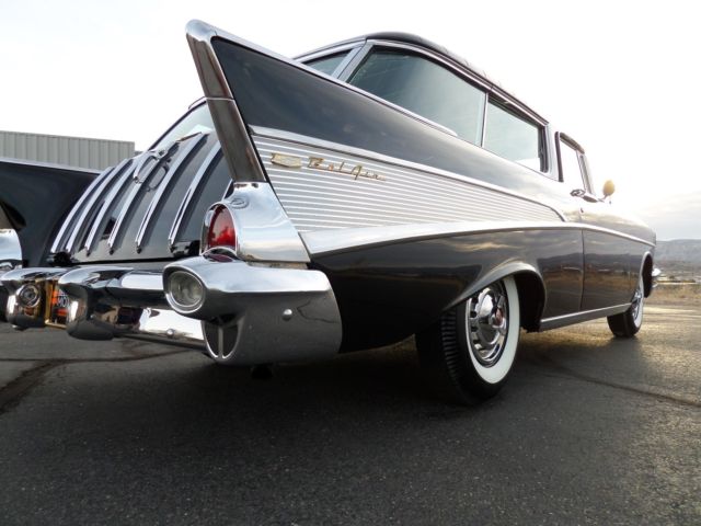 1957 chevrolet belair nomad 283 v8 powerglide gm rare options a/c pw ps pb pseat