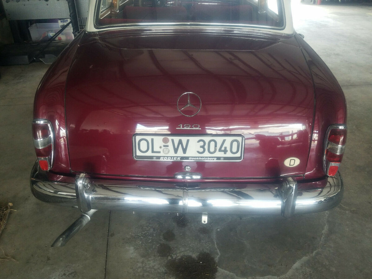 mercedes benz 190 b series. original owners manual. immaculate condition