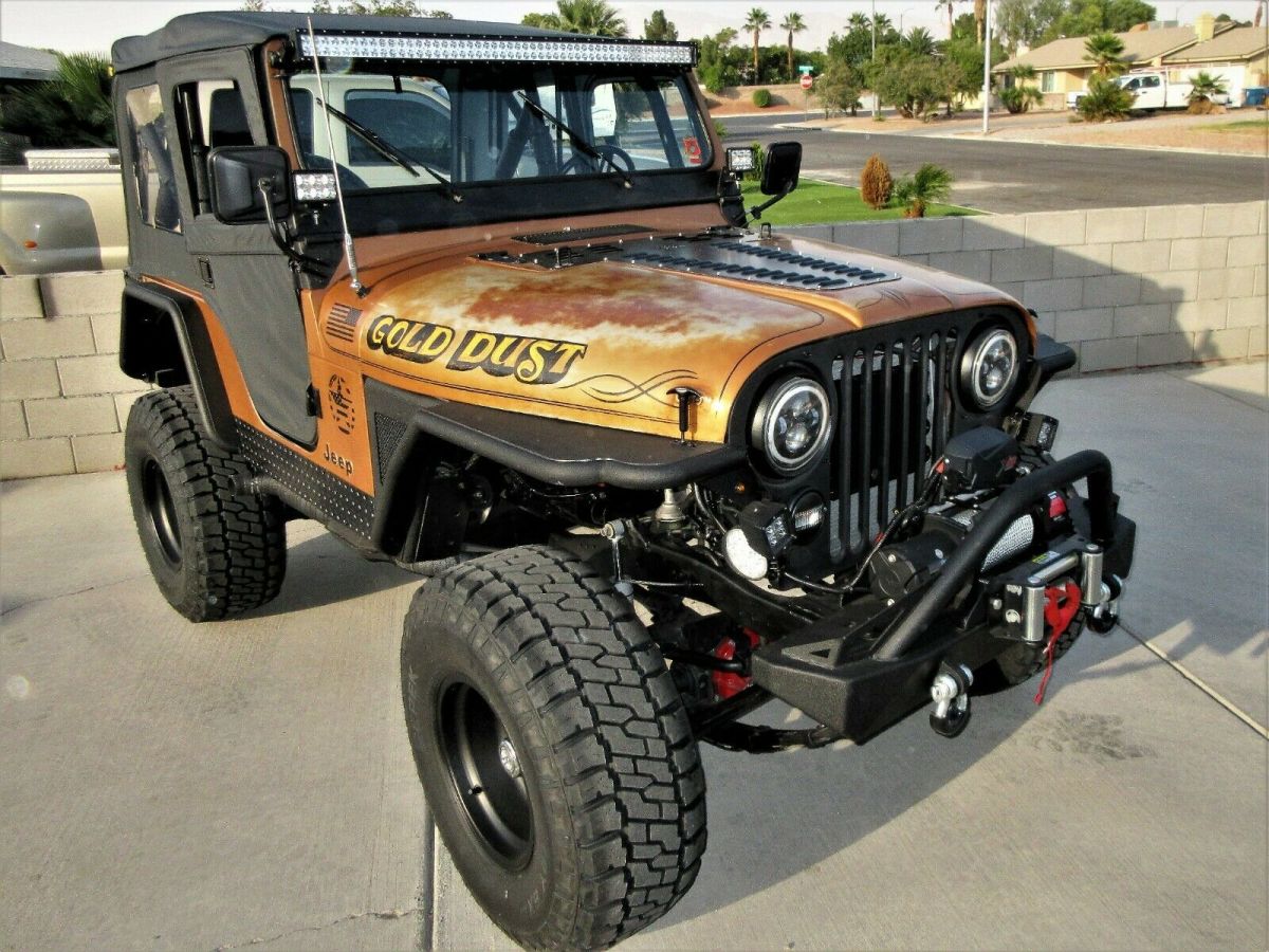 1978 jeep cj5 restored - survivor - rust free - v8 350 - b&m - see video