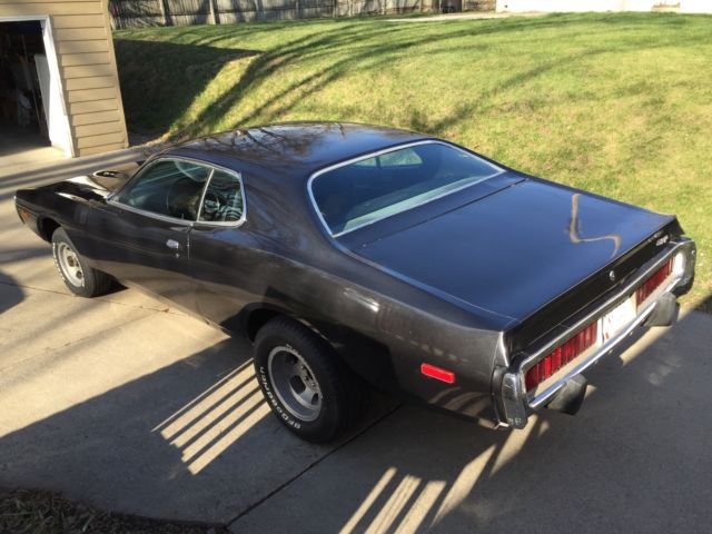 1973 dodge charger, 2 door hardtop, originally 400 motor 4 speed manual
