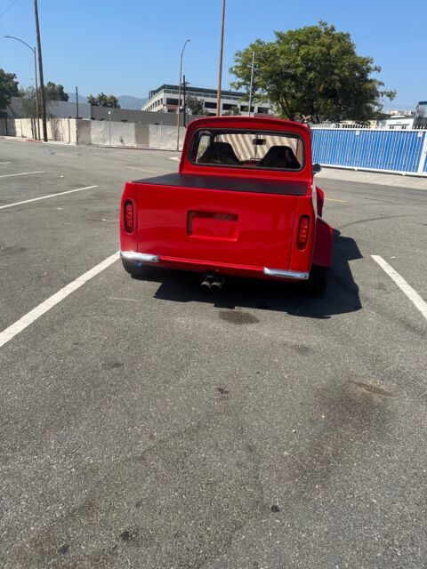 1980 austin mini pickup red fwd manual mini truck