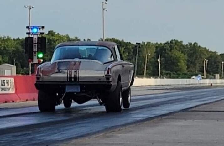 1966 plymouth barracuda coupe grey rwd automatic gasser