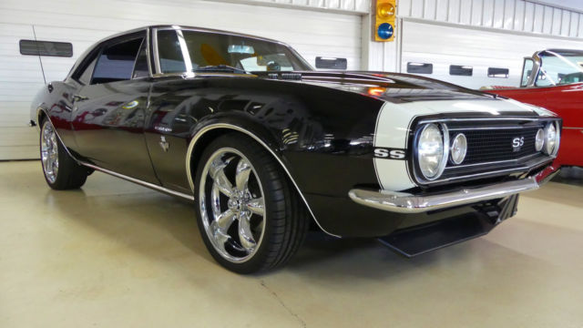 1967 chevrolet camaro ss tribute 22257 miles black 2-door hardtop 350ci manual 4