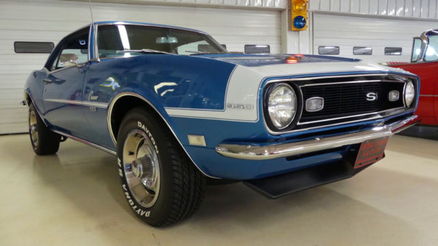 1968 chevrolet camaro ss tribute 6873 miles blue 2 dr ht 350 manual 4-speed