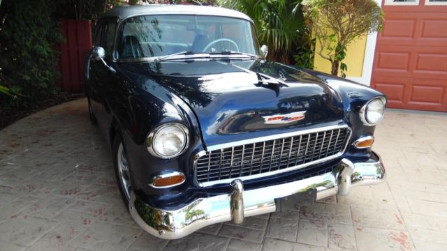 1955 bel air 99,000 miles blue/silver 350.cc automatic