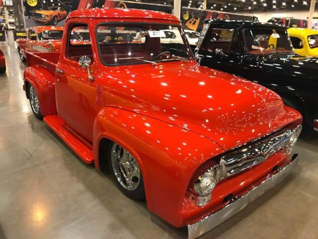 restored f-100 short box resto mod. vintage ac and heat, 4 wheel disc brakes