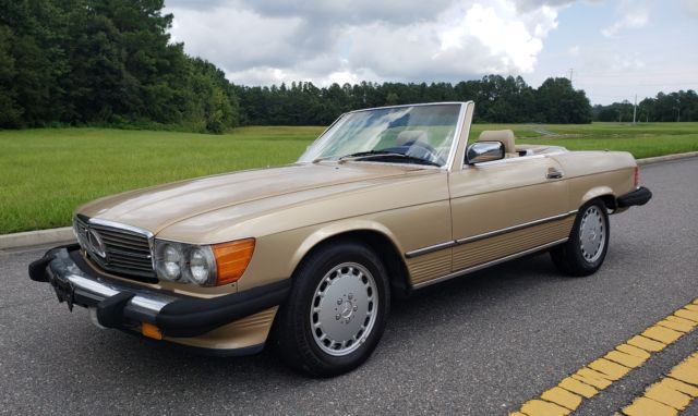 1987 mercedes 560sl r107 roadster 2 tops 67k miles we ship and export worldwide!