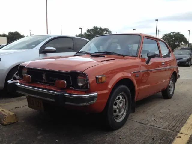 1975 honda cvcc civic 2-door hatchback - all original - excellent condition