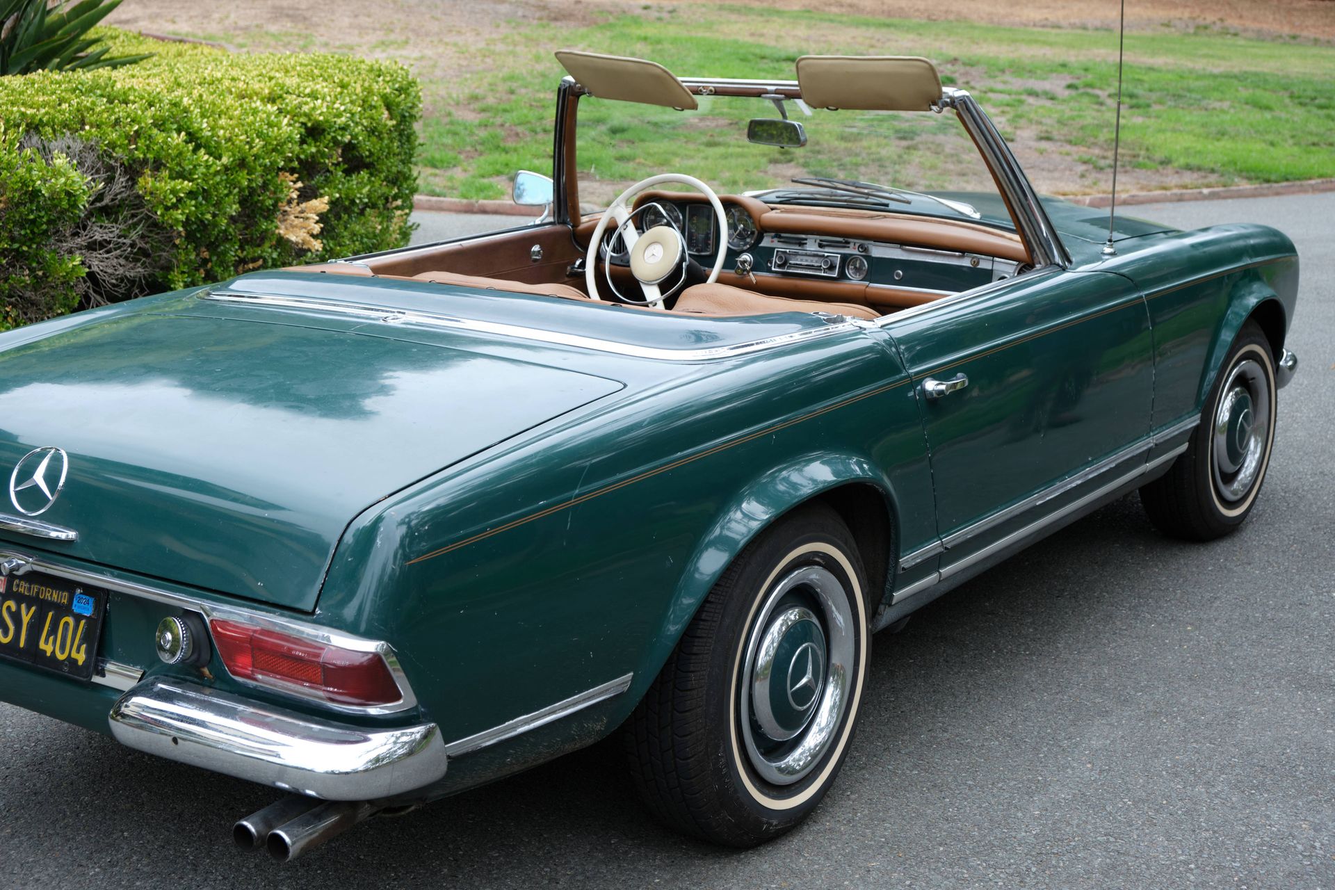 1967 mercedes-benz 230sl convertible from 29-year owner