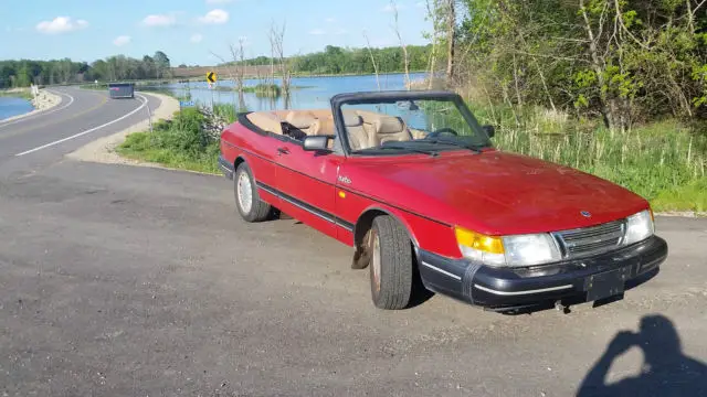 1987 saab 900 turbo convertible 2-door 2.0l 16v-no reserve-price reduced