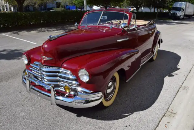 1947 chevrolet fleetline convertible - show quality