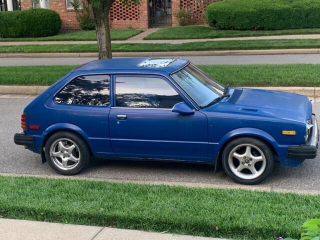 1981 honda civic hatchback blue fwd manual cvcc 1500 dx