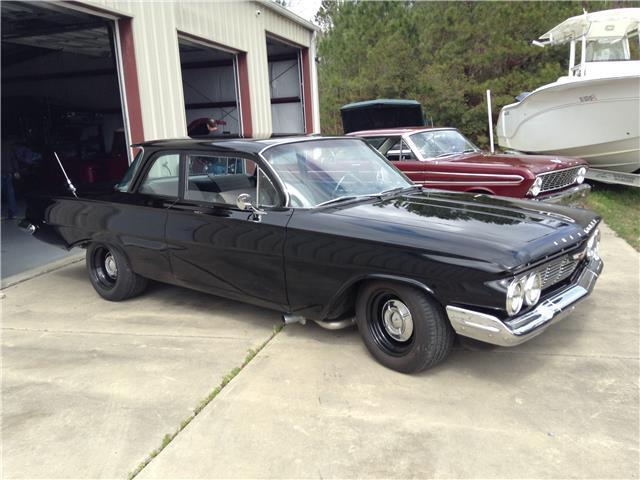 1961 chevy impala 99,999 miles black 2 door 348 manual