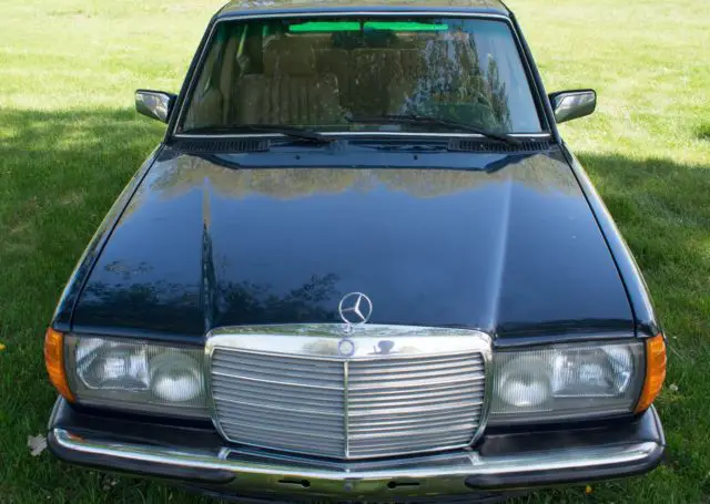 mercedes 280te w123 5 speed roof rack delete rear badge delete european euro