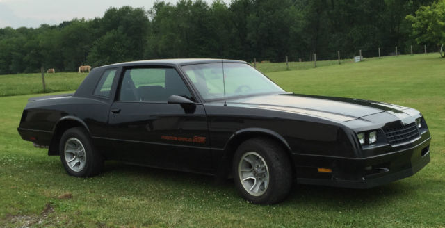 1986 monte carlo ss-- 2 door coupe