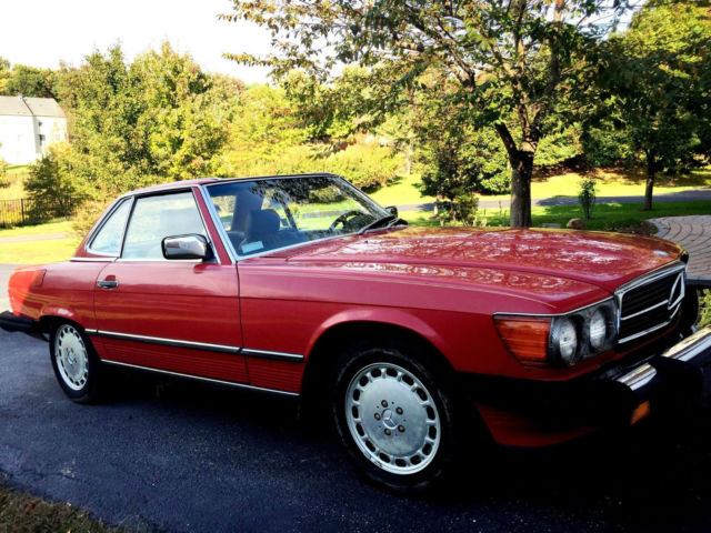 mint 1989 mercedes-benz sl-class 560 convertible 1owner clean carfax low miles!