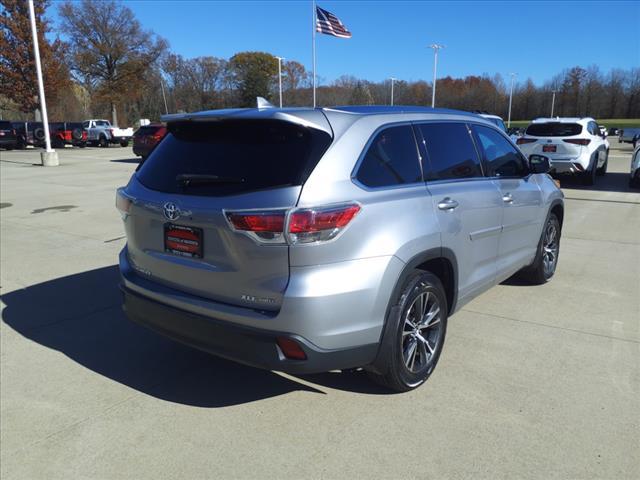 2016 toyota highlander xle