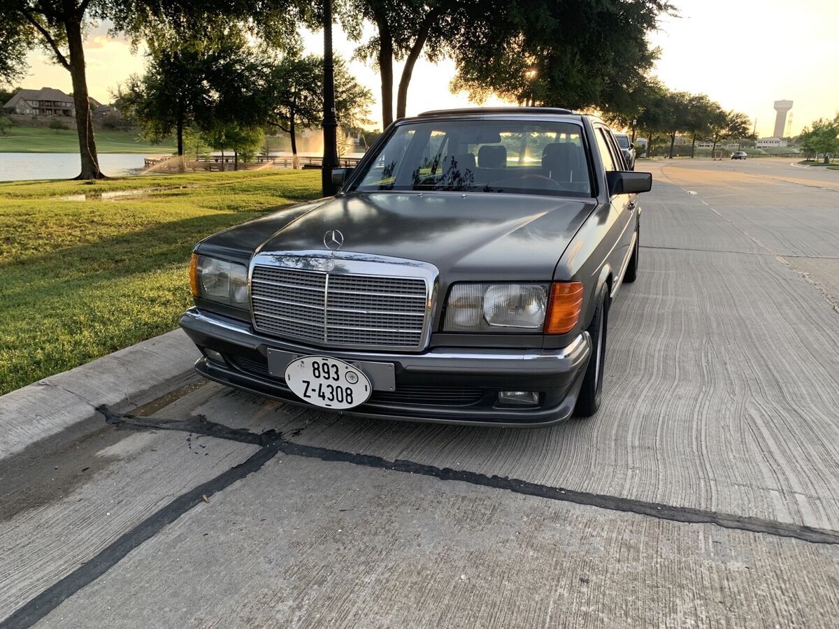 1983 mercedes-benz 500 se sedan grey 500 sel