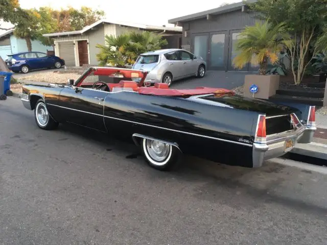 1969 cadillac deville convertible air conditioning! power windows all original