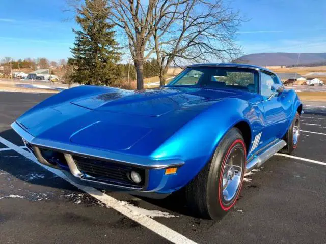 1969 chevrolet corvette lemansblue/blue*rare#smatch350ci/350hpfacta/c*4spd