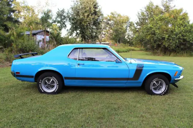 1970 ford mustang boss 302 clone grabber blue 2 door coupe 90+ hd pictures