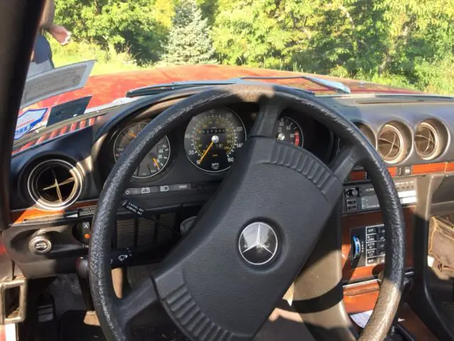 1978 mercedes-benz 450 sl v8 convertible with hardtop