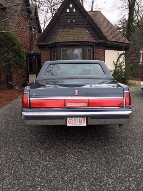 1986 lincoln town car low miles