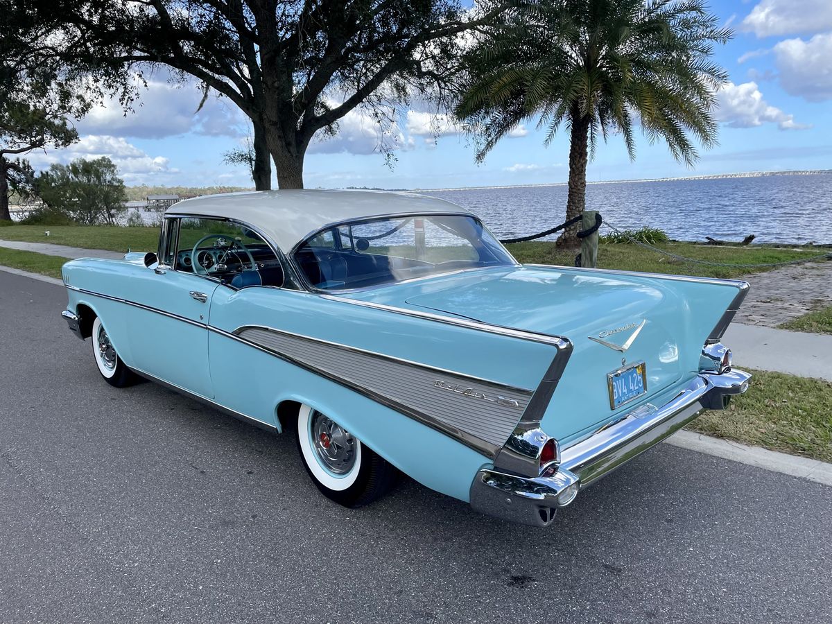 1957 chevrolet bel air 2 door hardtop sport coupe