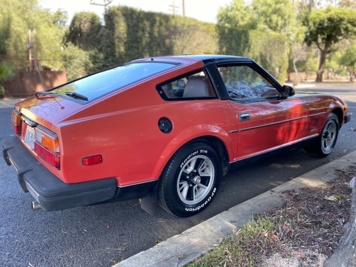 nissan datsun 280zx 10 year anniversary black and red