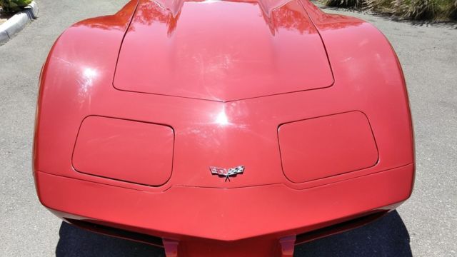 1977 red corvette coupe - numbers matching *new paint*