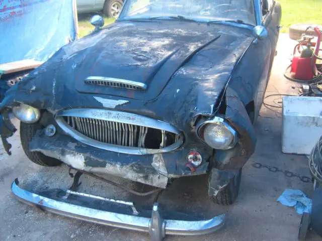 1967 austin healey 3000 mkiii bj8. all original project. high nada value
