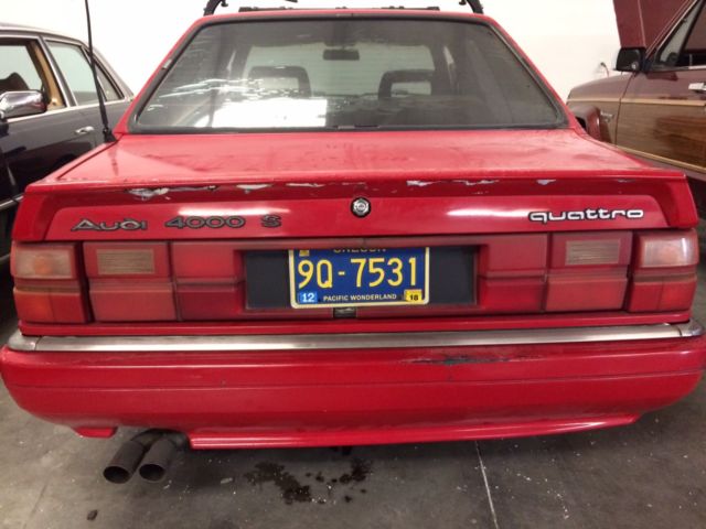 1985 audi quattro cs 4000 no reserve..... make a fair offer. i may take it