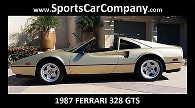 1987 ferrari 328 gts excellent in&out rare california car price reduced