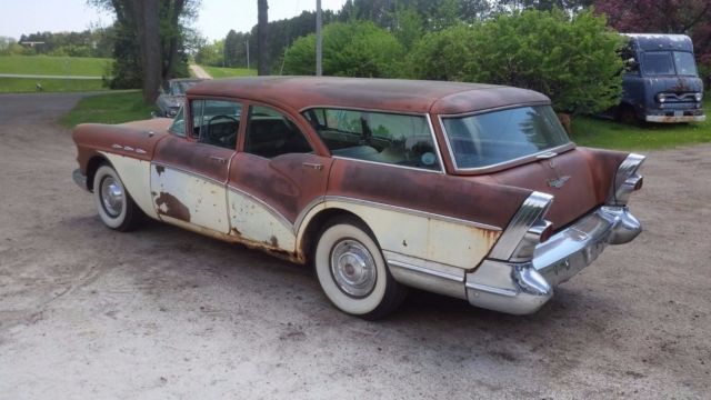 1957 buick special estate wagon, like caballero, nice body, no reserve !