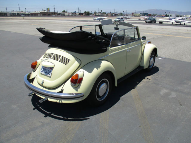 1970 vw bug convertible, solid california driver, volkswagen beetle, conv. bug