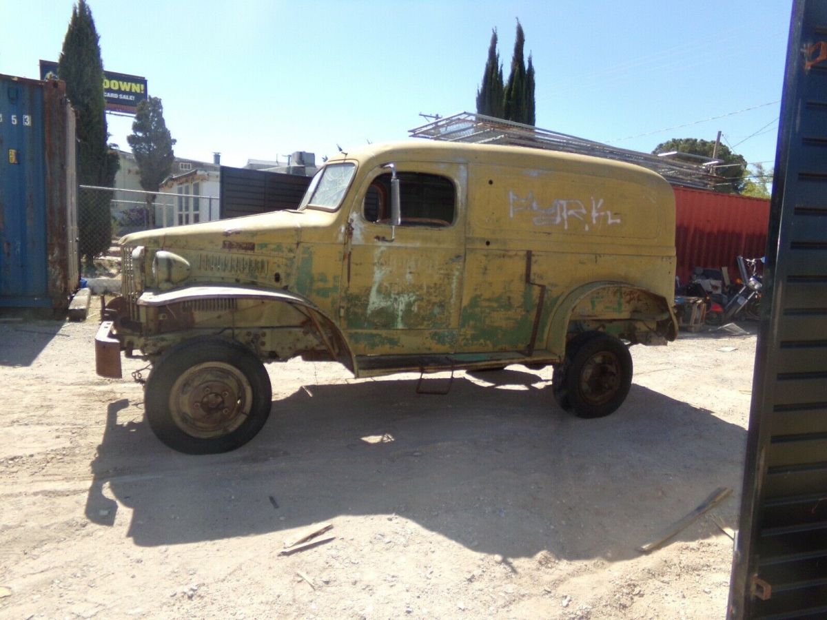 1941 dodge carryall panel delivery 4x4 solid military barn find hot rat rod wwii