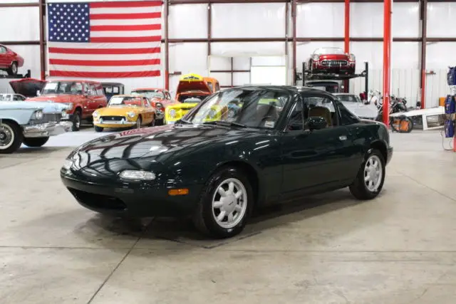 1991 mazda mx-5 miata 6566 miles green convertible 1.6l l4 5 speed manual
