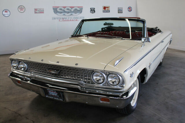 1963 ford galaxie 500 xl 98418 miles white convertible