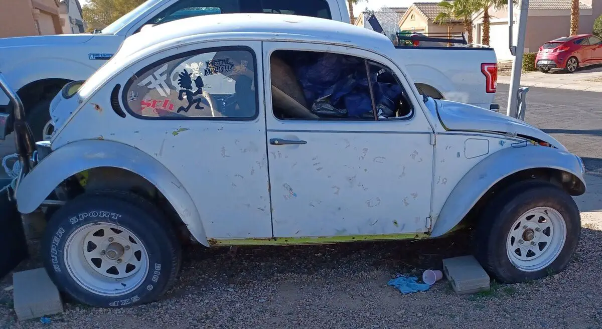 1974 volkswagen super beetle white rwd manual baja