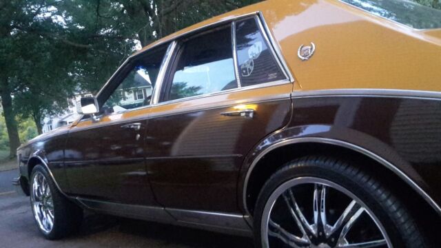 1985 cadillac seville sedan yellow fwd automatic
