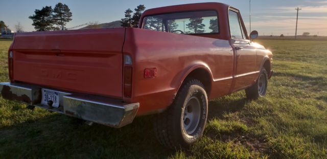 1969 gmc short box 1/2 ton fleetside truck daily driver 134k chevy 350 project?