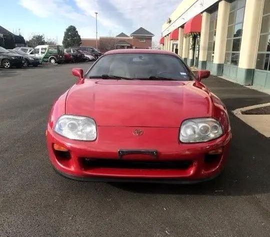 1993 toyota supra mkiv twin turbo red vin tags