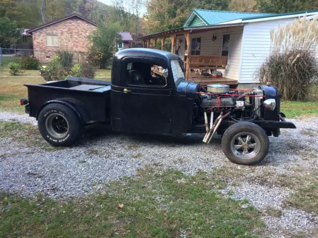 37 chevy rat rod with big block ford