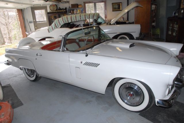 1956 ford thunderbird convertible two tops 292 v8 auto – classic!