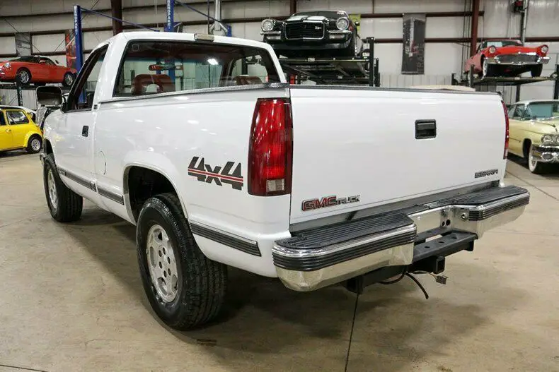 1993 gmc sierra 1500 sle 4x4 127819 miles summit white pickup truck 5.7l v8 5-sp