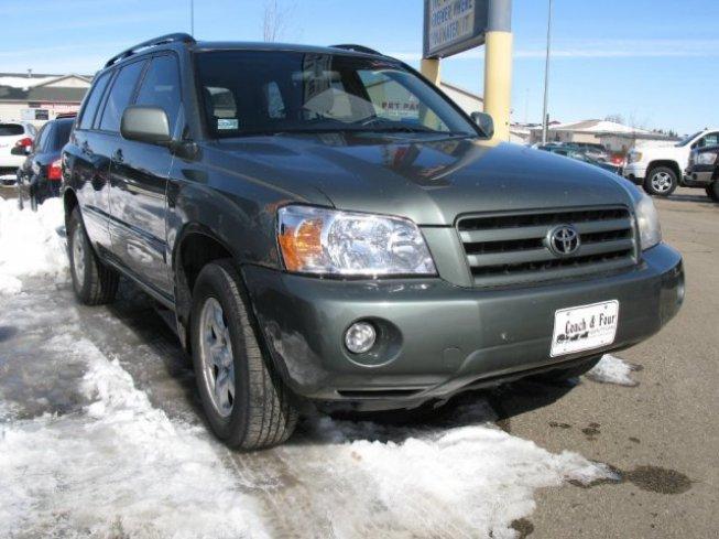 2007 toyota highlander 2wd for sale in logan, north dakota