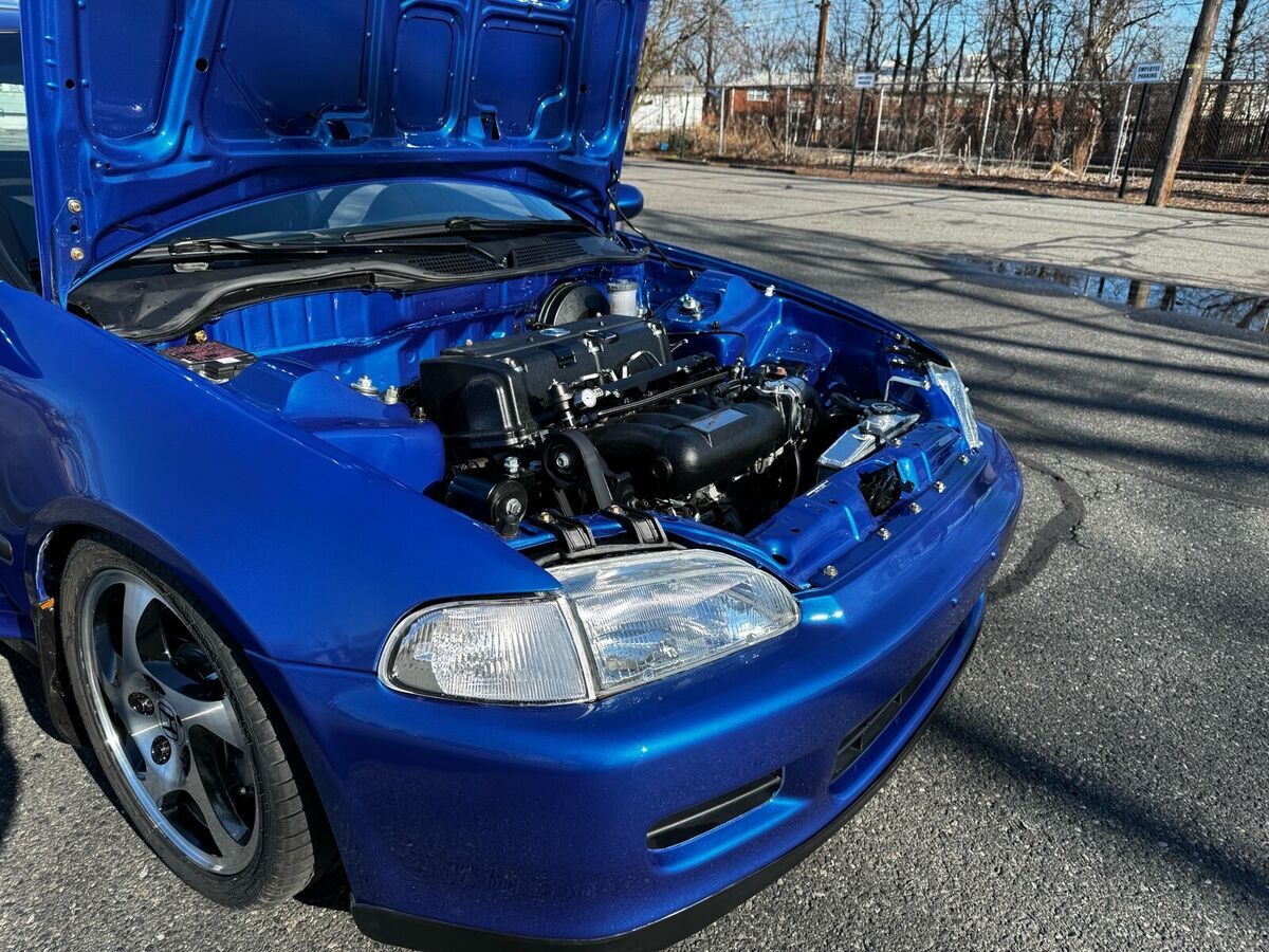1994 honda civic hatchback blue fwd manual si